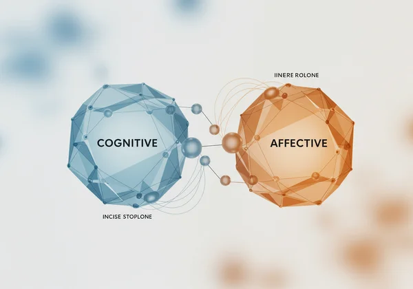 인지적 및 정서적 차원의 시각적 표현.
