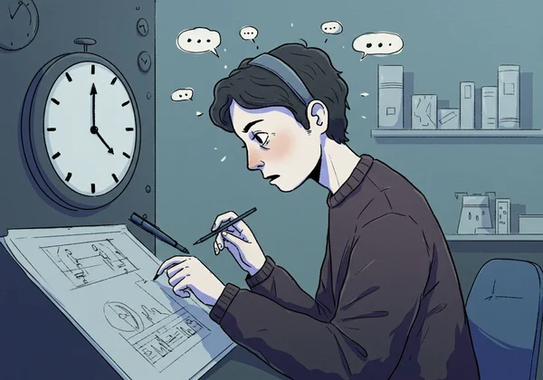 一个人面无表情，外向专注，缺乏想象力。