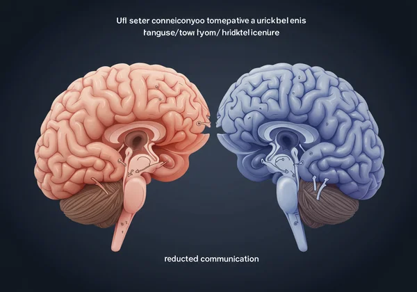 感情と_言語を結びつける脳の経路、流れの減少