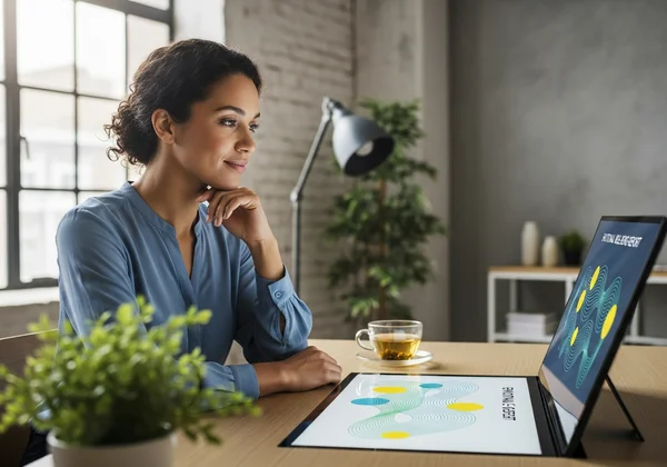 Adult contemplating emotions after an alexithymia test