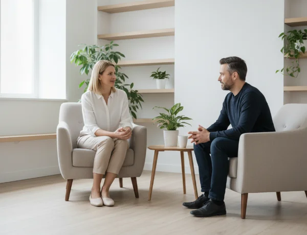 Calm support conversation