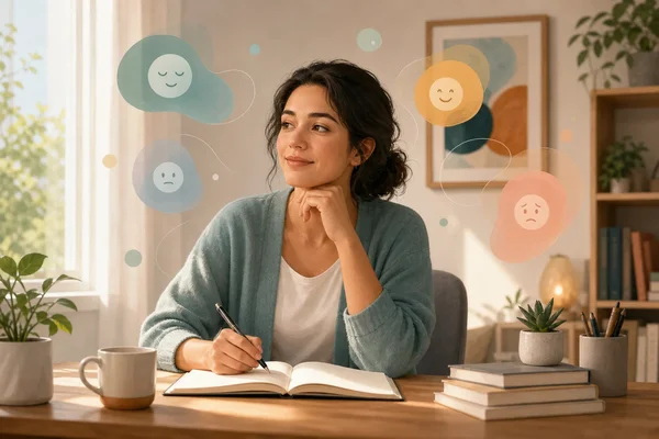 Calm emotion awareness scene