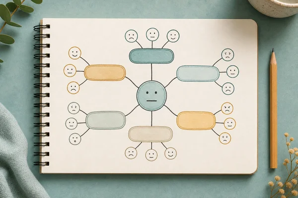 Emotion word map